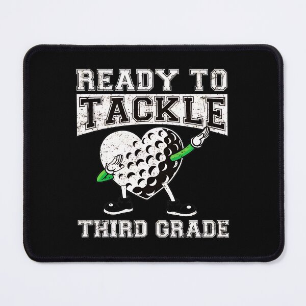 Item preview, Ready to Tackle Third Grade Golf Heart Dab designed and sold by disheragmorgan.