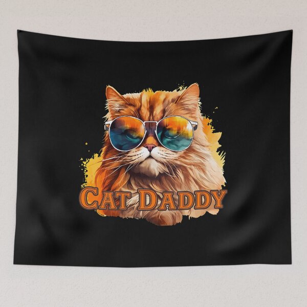 Item preview, Cool Cat Daddy Aviator Sunglasses Funny Pet Lover Gift designed and sold by OlyvieArt.