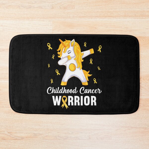 Item preview, Childhood Cancer Warrior Gold Ribbon Unicorn Awareness designed and sold by TysonLangosh.
