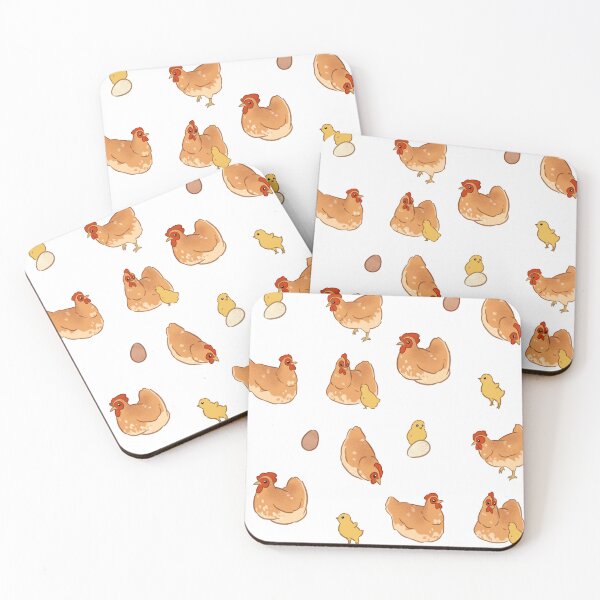 Item preview, Cute Chicken Pattern designed and sold by EllenorMererid.