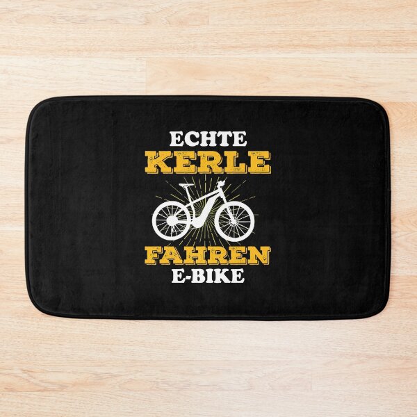Item preview, Real Guys Ride E-Bikes German Cycling Humorous Gift designed and sold by ziehmoukyles.
