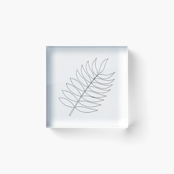 Item preview, Fern Minimalist 1 Line Art Gift designed and sold by OneLine Studio.