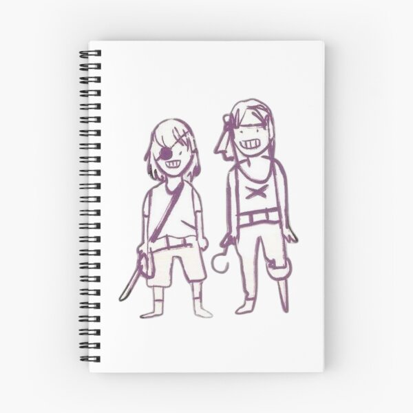 Item preview, Max and Chloe Pirate Drawing designed and sold by The Tee Lab.