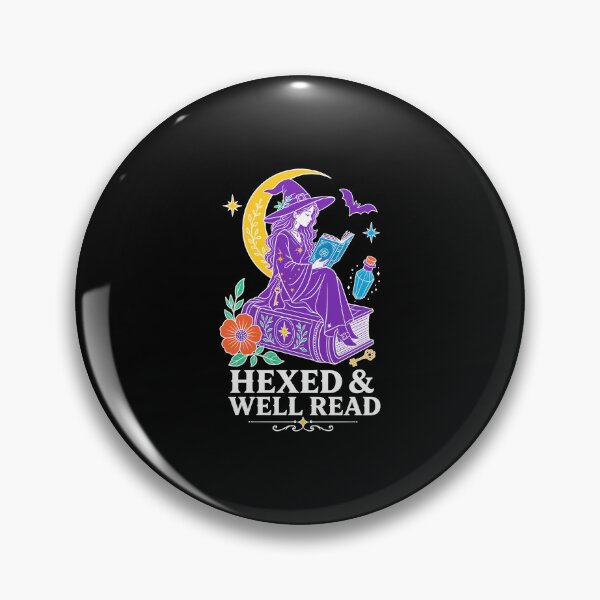 Item preview,  Halloween Witch Book Lover | Hexed and Well Read Witchcore designed and sold by Uglyandcute.