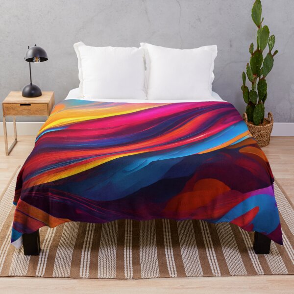 Item preview, Vibrant Abstract Textured Waves designed and sold by shelteredinside.