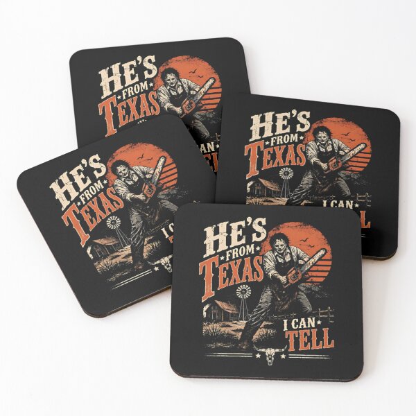 Item preview, Hes from Texas I Can Tell Chainsaw Horror Halloween designed and sold by BraylenDrado.