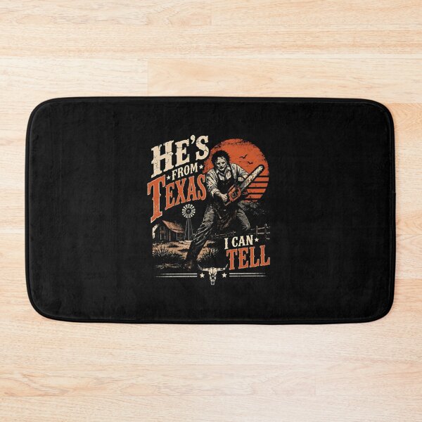 Item preview, Hes from Texas I Can Tell Chainsaw Horror Halloween designed and sold by BraylenDrado.
