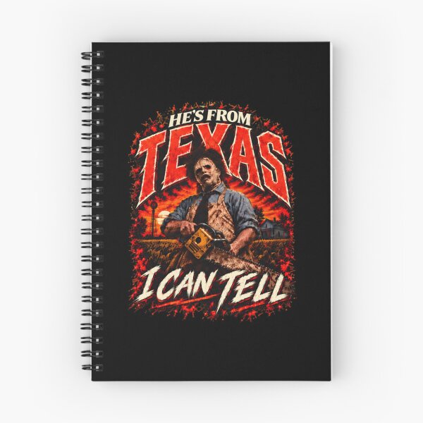 Item preview, Hes from Texas I Can Tell Chainsaw Horror Halloween designed and sold by BraylenDrado.