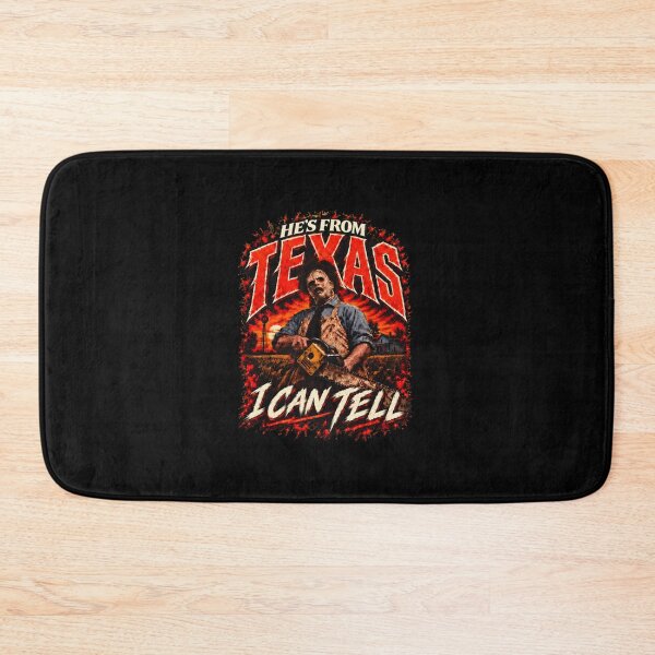 Item preview, Hes from Texas I Can Tell Chainsaw Horror Halloween designed and sold by BraylenDrado.