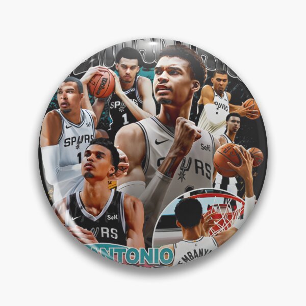 Item preview, Victor Wembanyama Retro Art Collage - Basketball Star Fan Gift | Limited Edition designed and sold by tigercities.