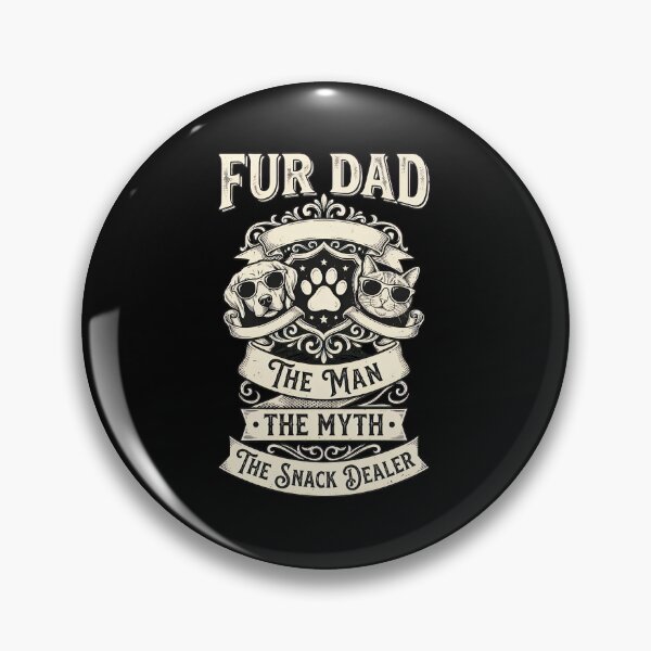 Item preview, Fur Dad The Man The Myth The Snack Dealer designed and sold by OlyvieArt.