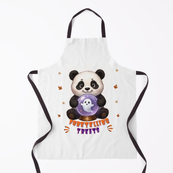 Item preview, Cute Spooky Panda Foretelling Treats Halloween Crystal Ball designed and sold by EnginerdStudio.