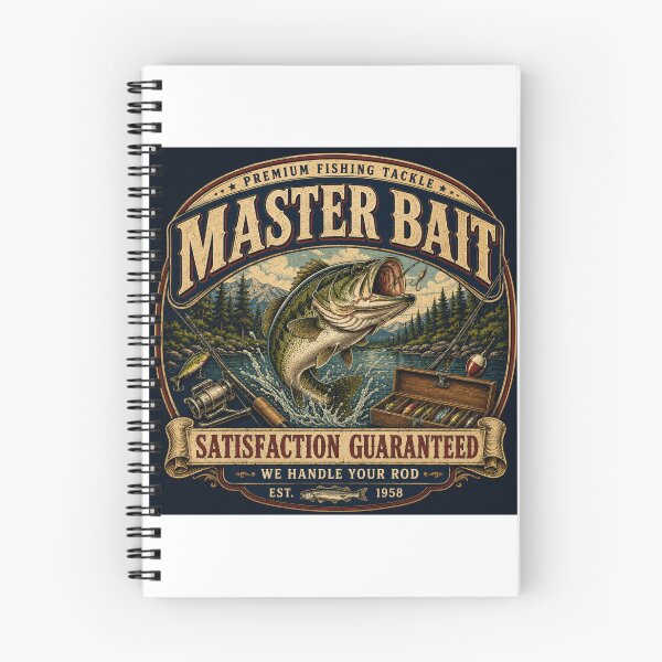 Item preview, Master Bait Fishing Tackle – Funny Fishing Pun designed and sold by Pop, Culture and Stuff.