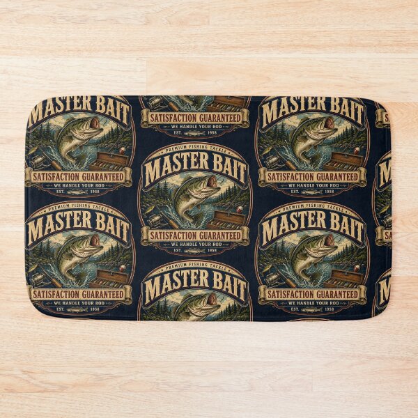 Item preview, Master Bait Fishing Tackle – Funny Fishing Pun designed and sold by Pop, Culture and Stuff.