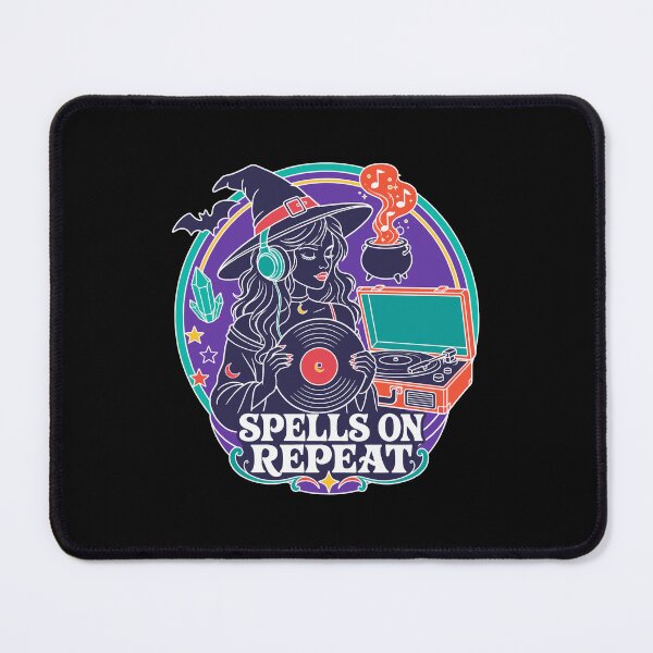 Item preview, Halloween Witch Music | Spells on Repeat Vinyl Record designed and sold by Uglyandcute.