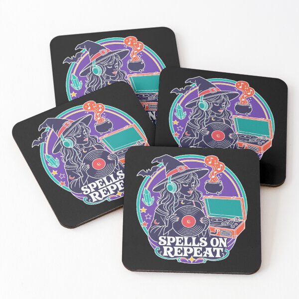 Item preview, Halloween Witch Music | Spells on Repeat Vinyl Record designed and sold by Uglyandcute.