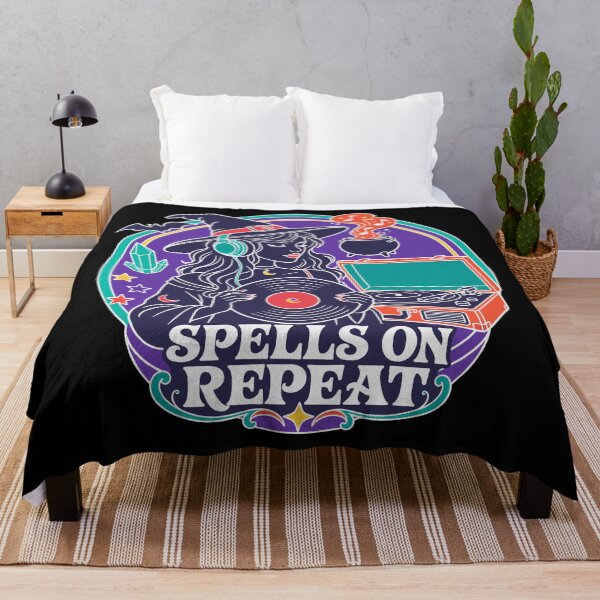 Item preview, Halloween Witch Music | Spells on Repeat Vinyl Record designed and sold by Uglyandcute.
