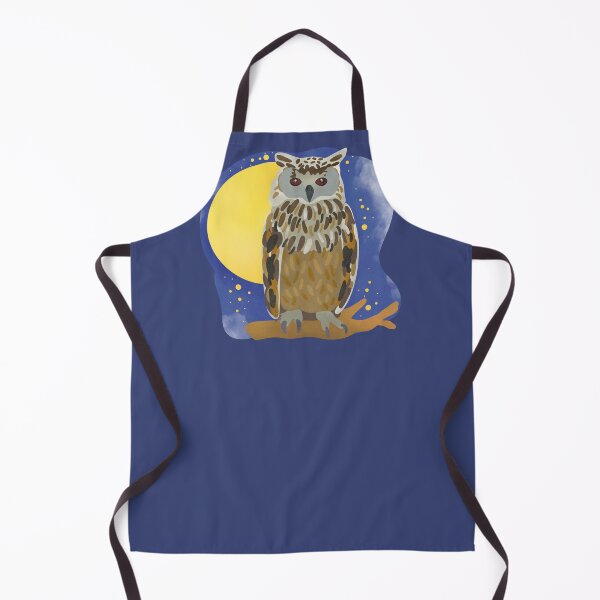 Item preview, Illustration of an Owl in the night designed and sold by FandomizedRose.