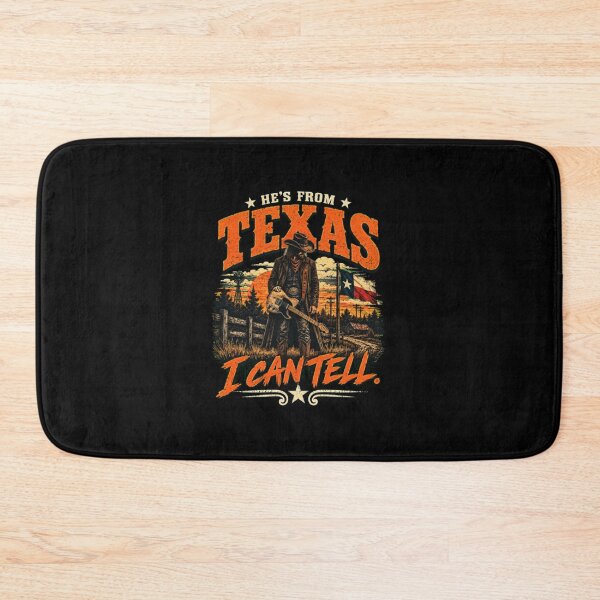 Item preview, He's From Texas I Can Tell Country Music Cowboy State Pride Texan designed and sold by BraylenDrado.