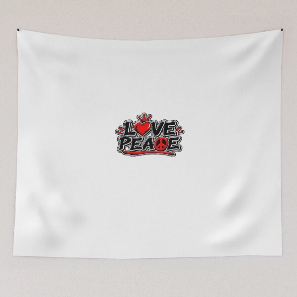 Item preview, LOVE PEACE – Spread Love, Not Hate designed and sold by Nopidesign-.