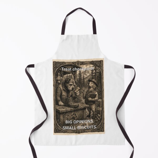 Item preview, Funny Hiking Dogs Treat Checkpoint Quote designed and sold by bluesquidink.