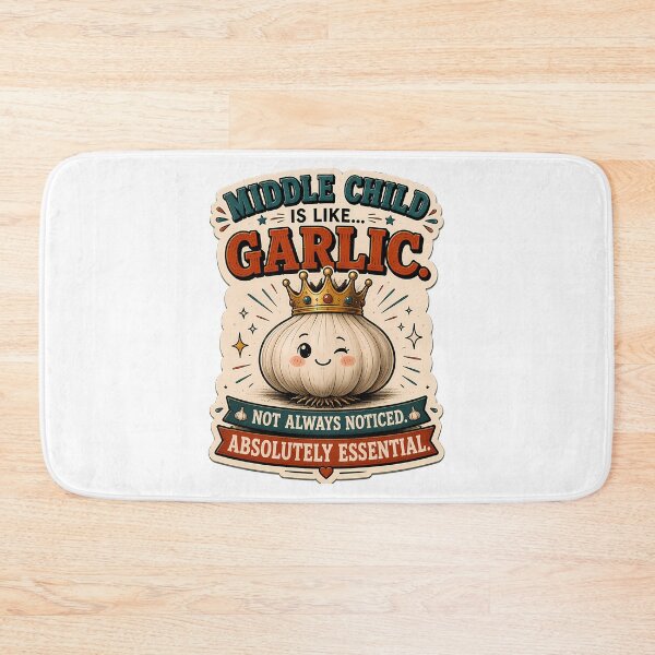 Item preview, Middle Child Is Like Garlic National Middle Child Day designed and sold by SilverlakeLove.
