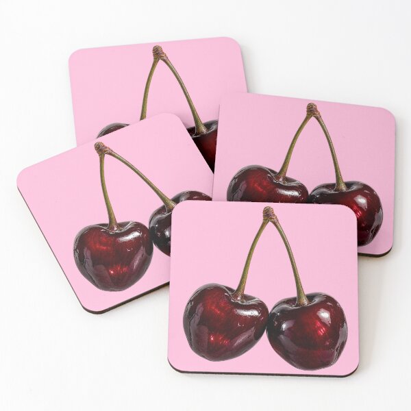 Item preview, Fresh Red Cherries Fruit Photography designed and sold by jianina-alondra.