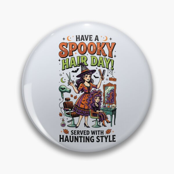 Item preview, Have a spooky hair day!  - Halloween for hairdressers designed and sold by ParadoxParadox.