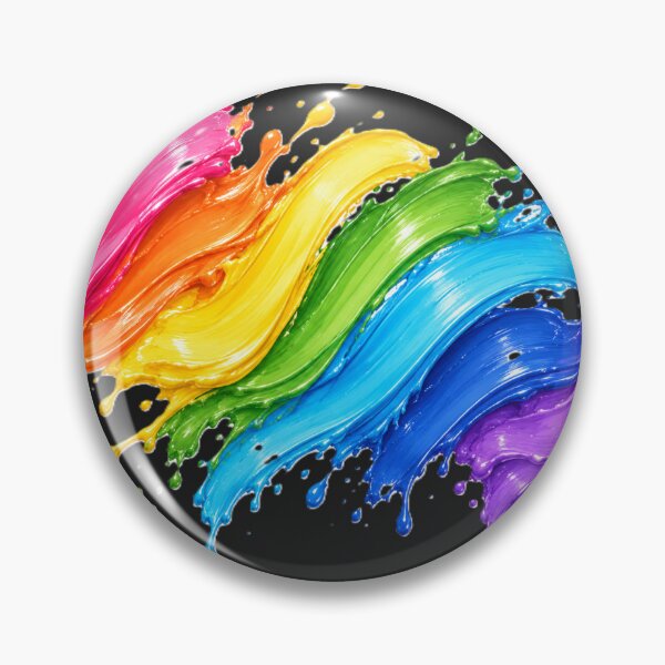 Item preview, Colorful Rainbow Paint Strokes – Vibrant Abstract Art Aesthetic designed and sold by AstraDrip Studio.