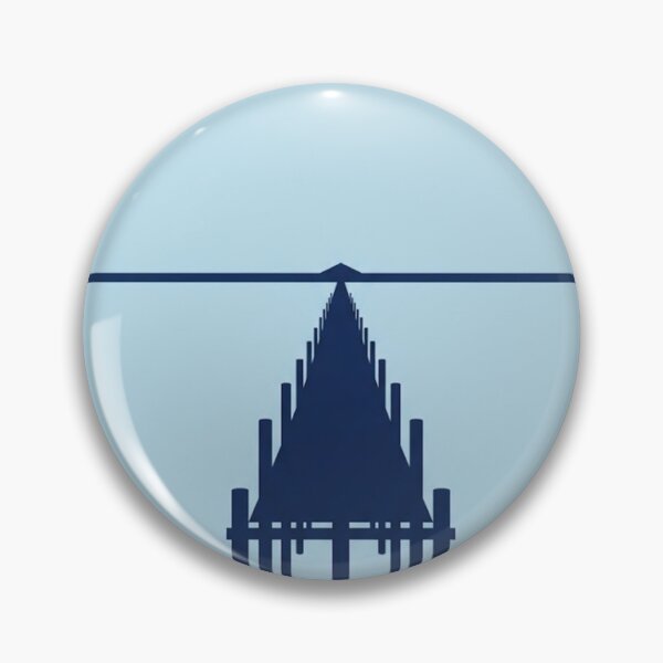 Item preview, Simple Pier Silhouette | Minimalist Coastal Line Art designed and sold by Zaramodo.