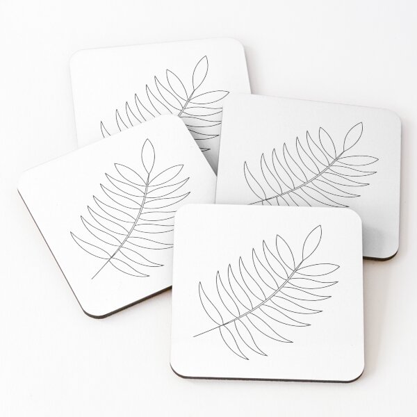 Item preview, Fern Minimalist 2 Line Art Gift designed and sold by OneLine Studio.