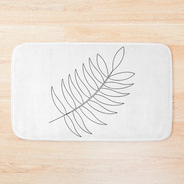 Item preview, Fern Minimalist 2 Line Art Gift designed and sold by OneLine Studio.
