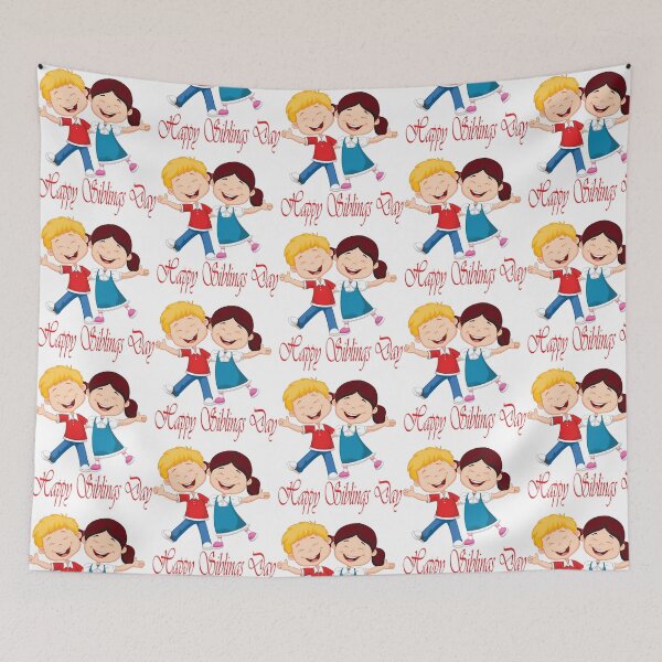 Item preview, Happy Siblings Day designed and sold by SilverlakeLove.