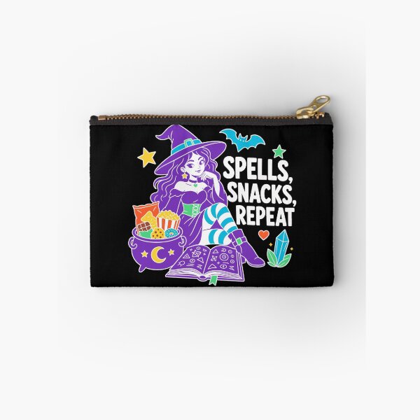 Item preview, Funny Modern Witch Halloween | Spells Snacks Repeat designed and sold by Uglyandcute.