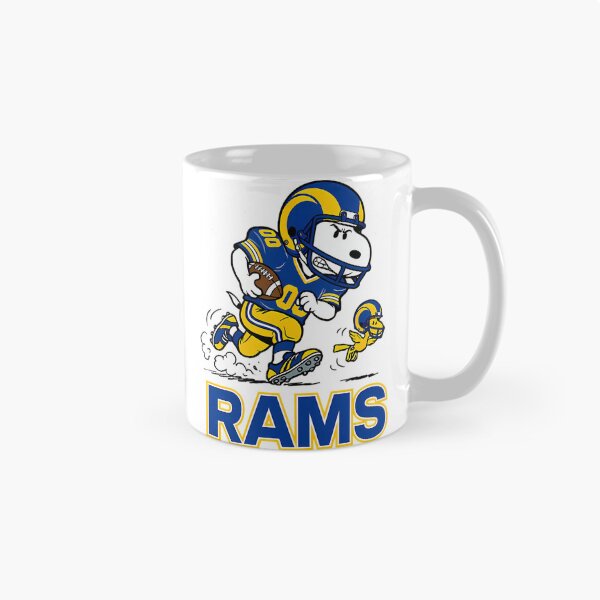 Item preview, Snoopy Los Angeles Rams Football designed and sold by BloomPalette.