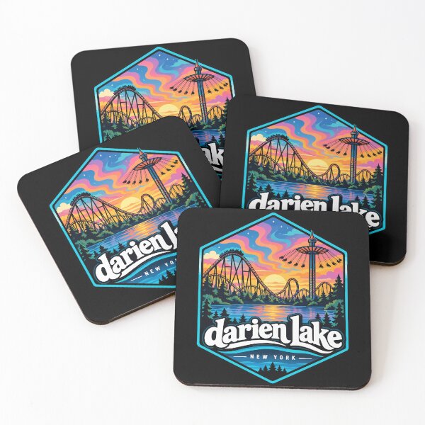 Item preview, Darien Lake New York Trippy Art Travel designed and sold by TomFrontierArt.
