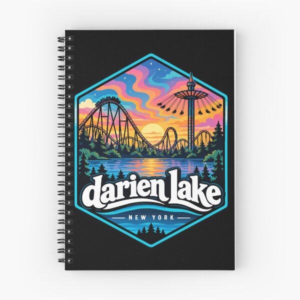 Item preview, Darien Lake New York Trippy Art Travel designed and sold by TomFrontierArt.
