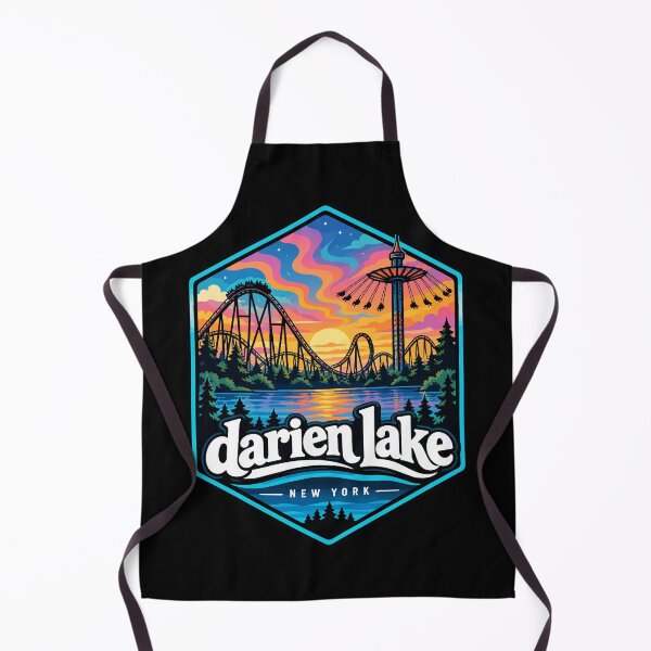 Item preview, Darien Lake New York Trippy Art Travel designed and sold by TomFrontierArt.
