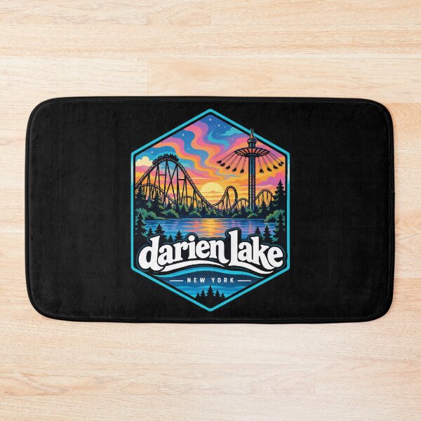 Item preview, Darien Lake New York Trippy Art Travel designed and sold by TomFrontierArt.