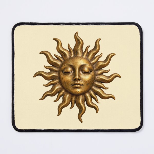Item preview, Golden Sun Face Wall Sculpture designed and sold by jianina-alondra.