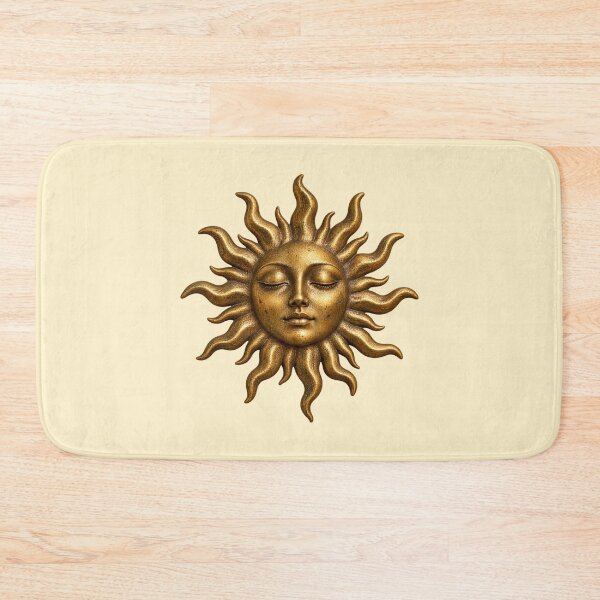 Item preview, Golden Sun Face Wall Sculpture designed and sold by jianina-alondra.