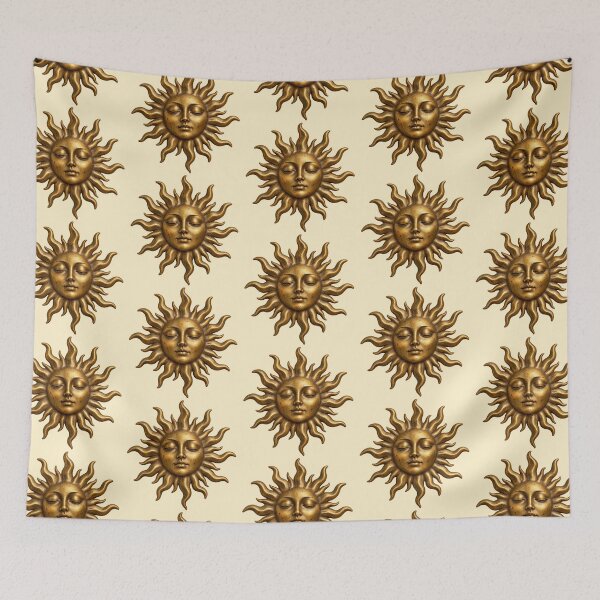 Item preview, Golden Sun Face Wall Sculpture designed and sold by jianina-alondra.
