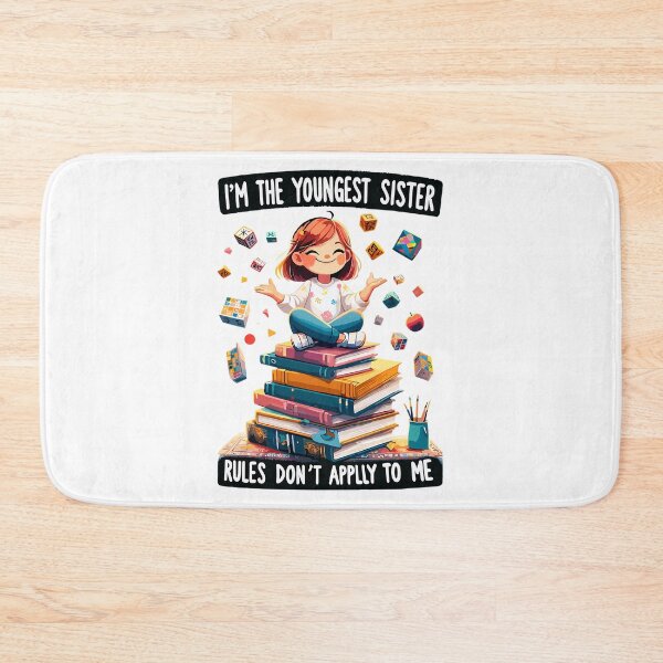 Item preview, I'M The Youngest Sister Rules Don'T Apply To Menational Siblings Day designed and sold by SilverlakeLove.
