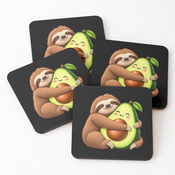Item preview, Hugging Sloth And Avocado  designed and sold by CelidaBonde.