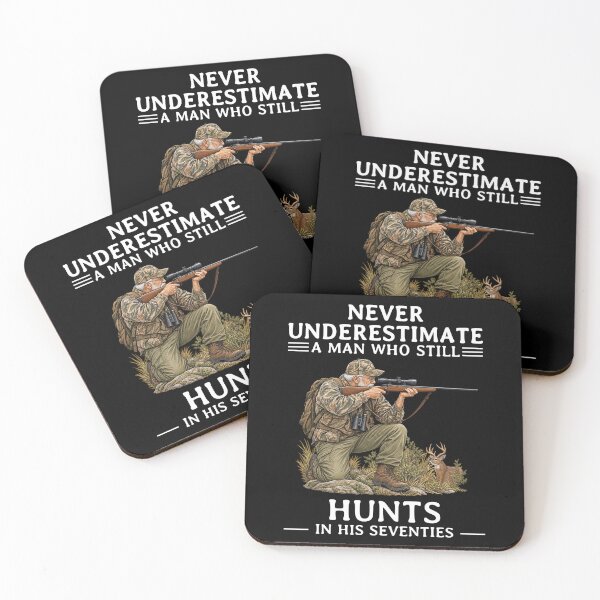 Item preview, Never Underestimate an Old Man Who Still Hunts in His Seventies designed and sold by LounisArt.