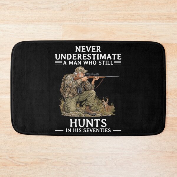 Item preview, Never Underestimate an Old Man Who Still Hunts in His Seventies designed and sold by LounisArt.