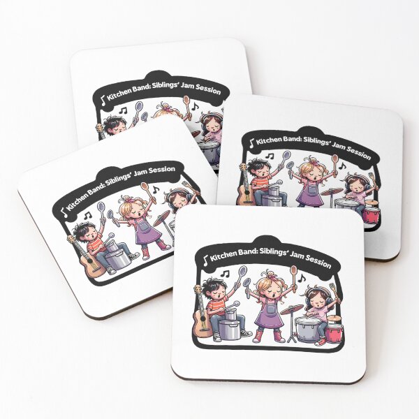 Item preview, Kitchen Bandsiblings' Jam Sessionnational Siblings Day designed and sold by SilverlakeLove.