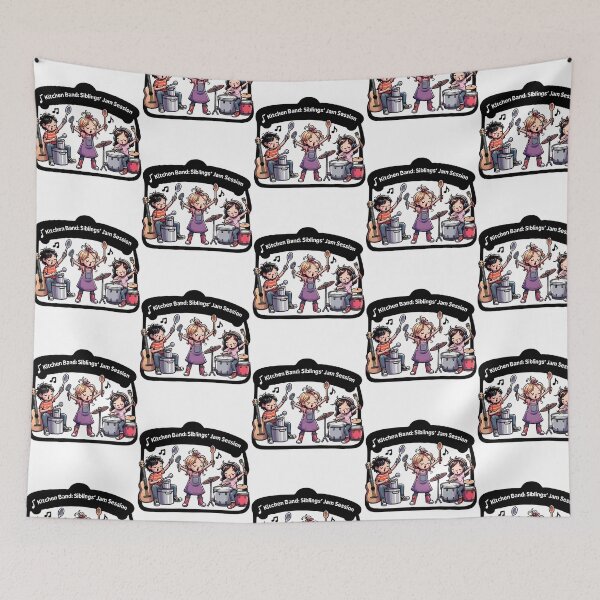 Item preview, Kitchen Bandsiblings' Jam Sessionnational Siblings Day designed and sold by SilverlakeLove.