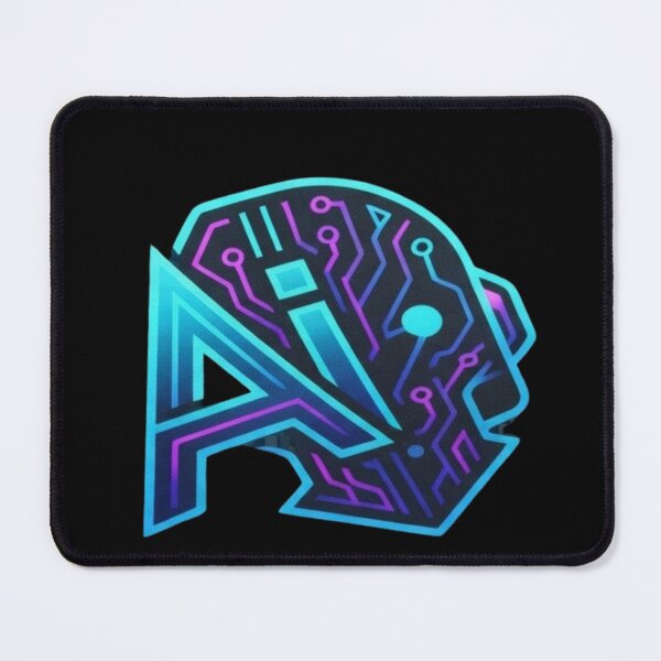 Item preview, Cyberpunk AI Robot Neural Network Future Tech T-Shirt & Sticker designed and sold by MonaRose_Art.