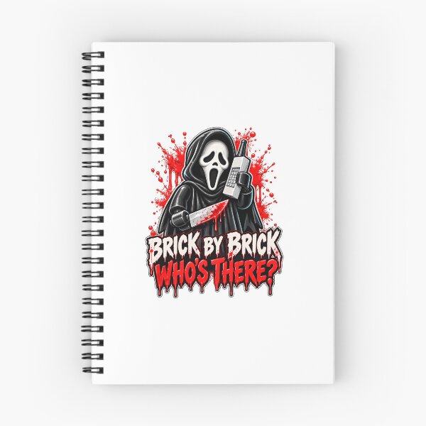 Item preview, Brick by Brick Who’s There – Creepy Caller Horror Design designed and sold by MAF_Merch.